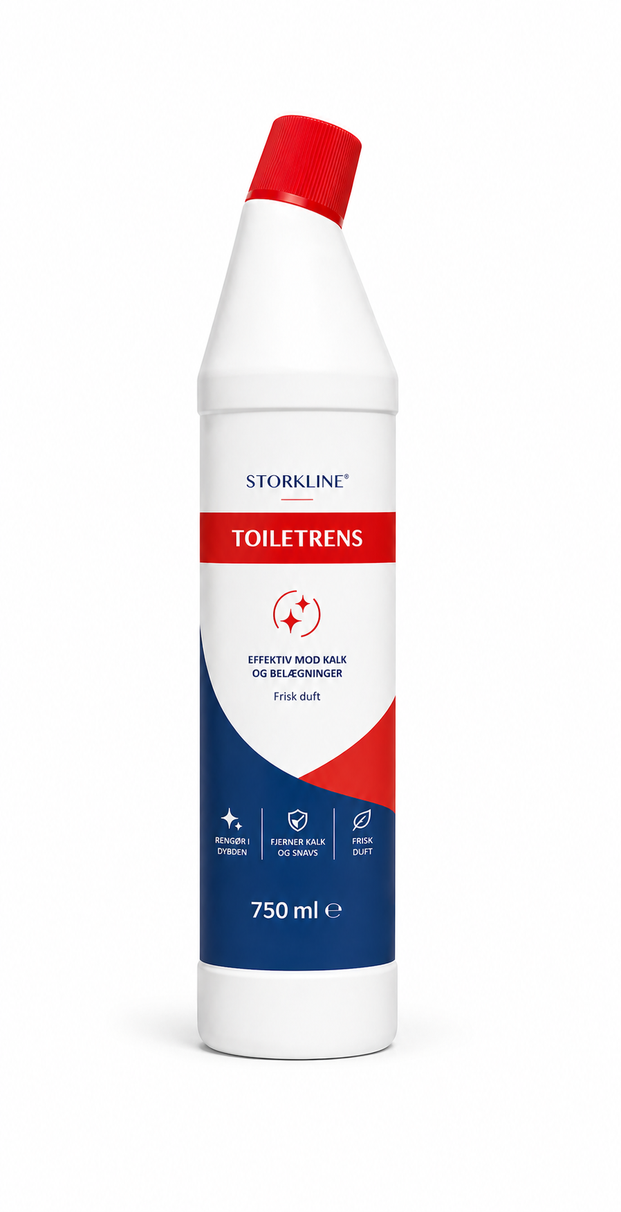 Toiletrens Sur m/ farve og parfume - 750 ml